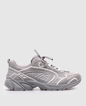 Balmain Cosmic Dust grey sneakers with logo EM1VI357TMGO