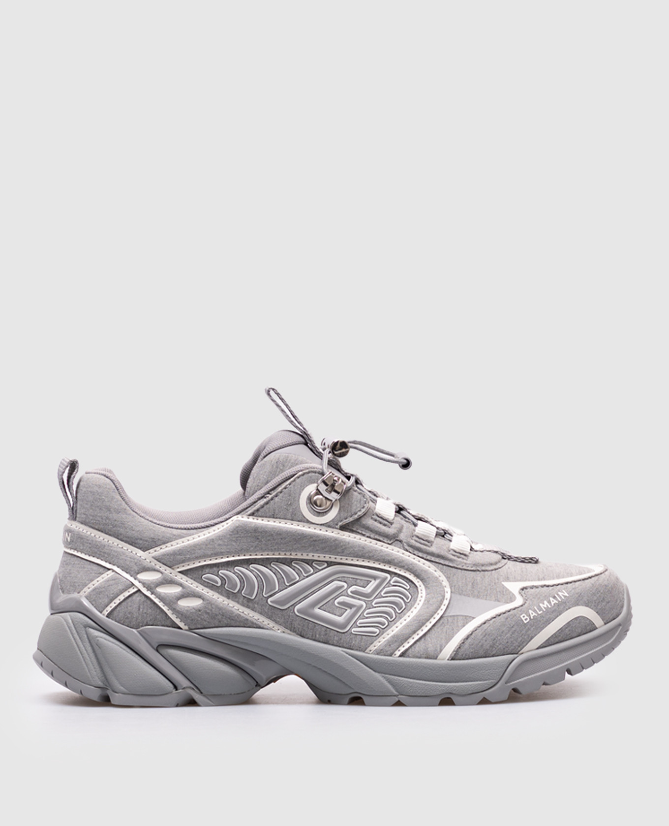 

Cosmic Dust grey sneakers with logo Balmain