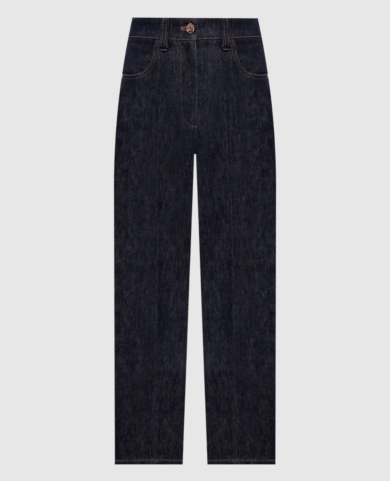 

Blue jeans with logo patch Brunello Cucinelli