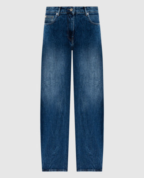 Twinset Blue jeans with a worn effect 252AP2421