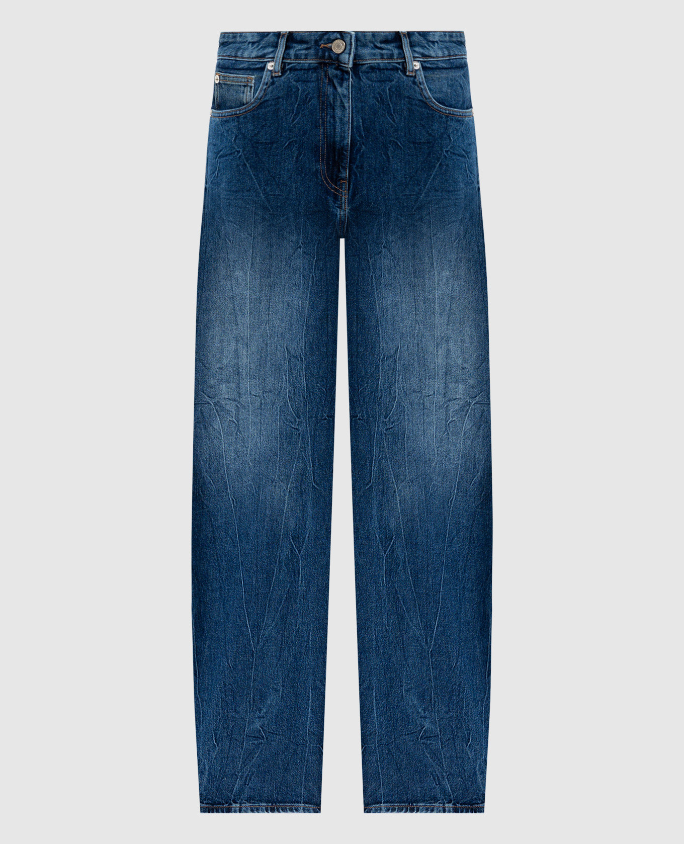 

Blue jeans with a worn effect Twinset