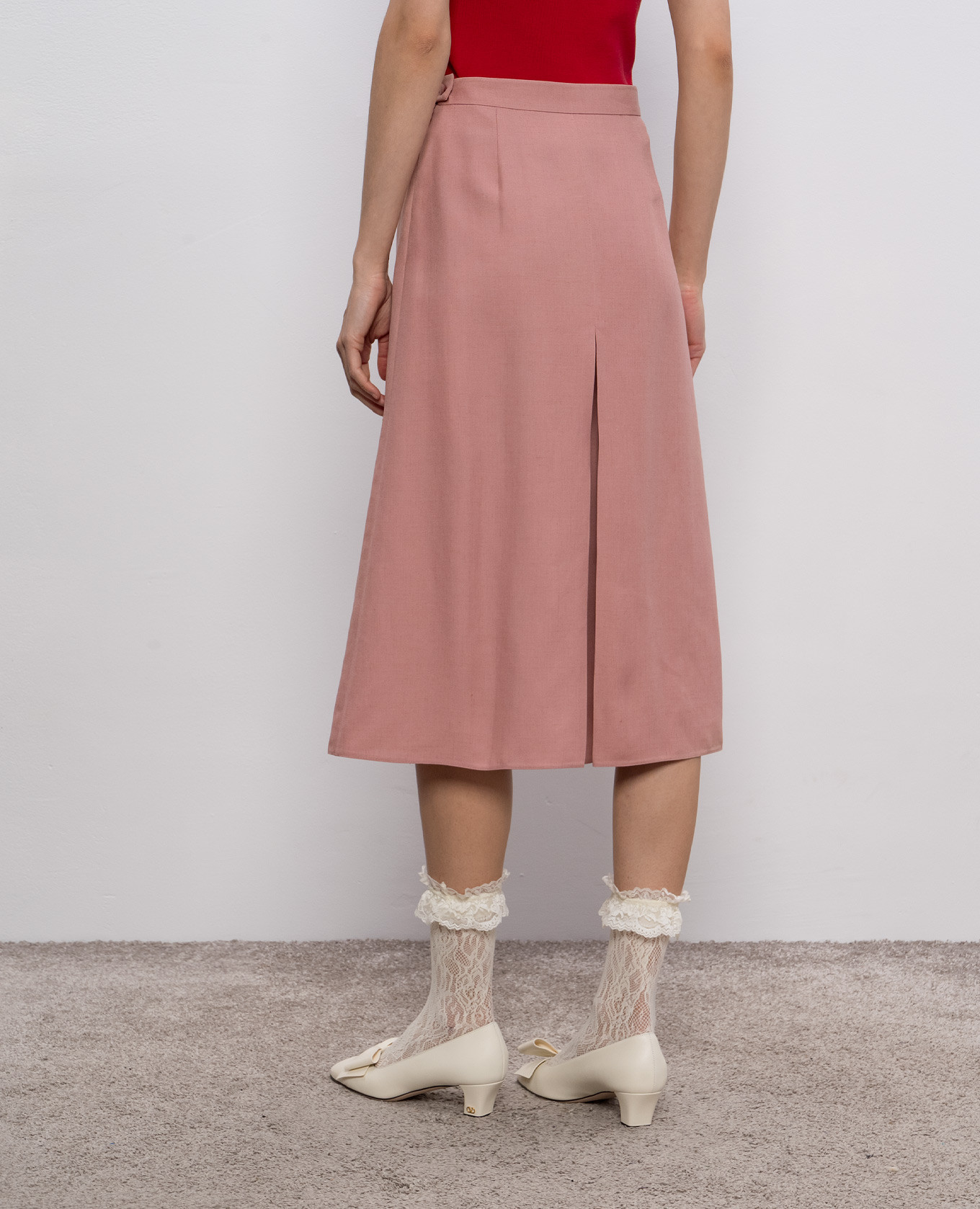 

Pink skirt-shorts Valentino