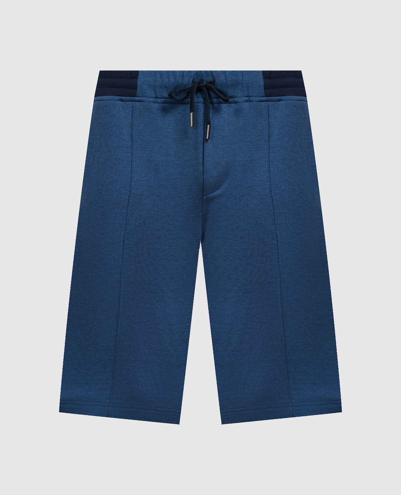 

Blue shorts with logo patch CAPOBIANCO