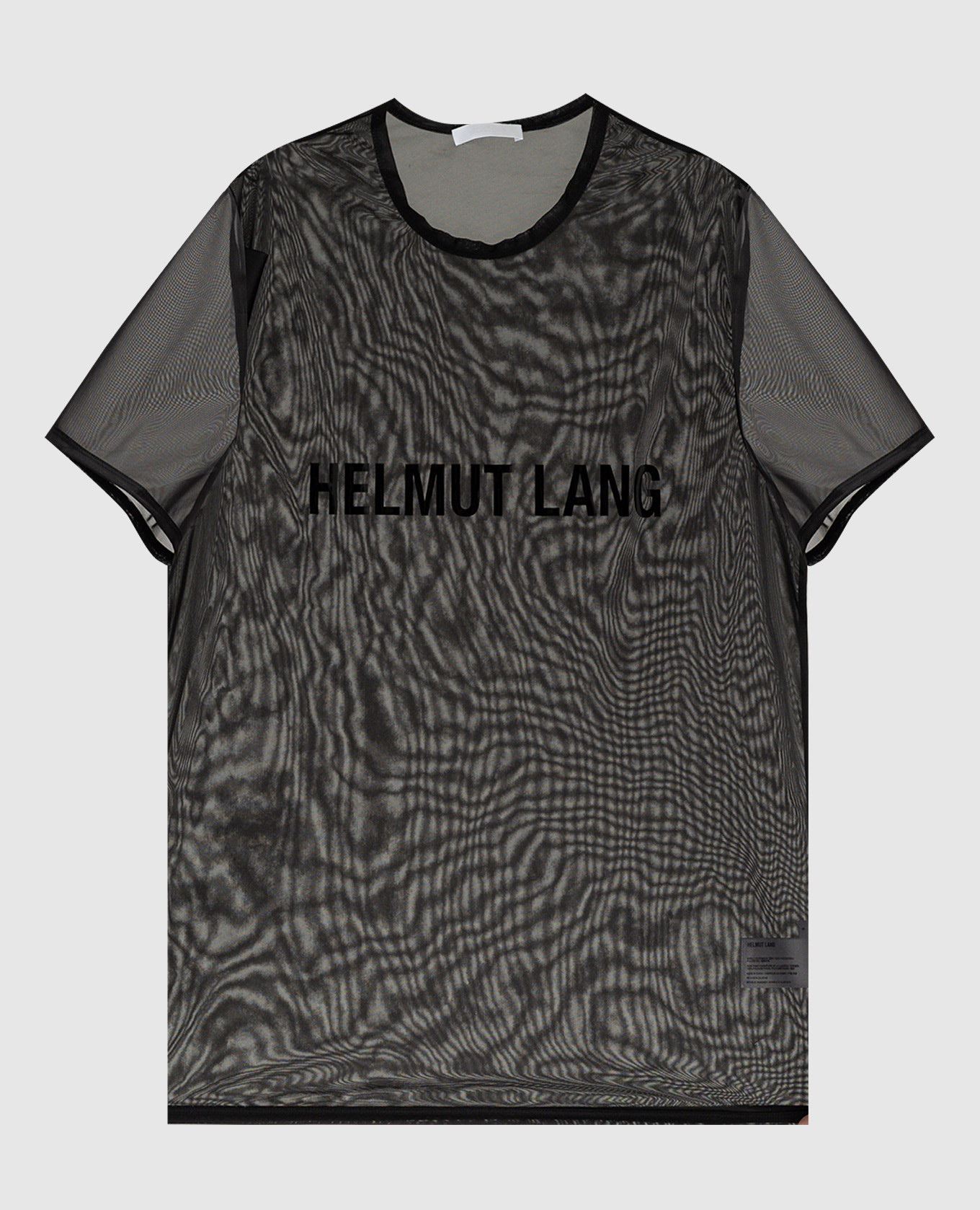 

Black t-shirt with logo print Helmut Lang