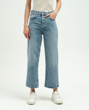 AGOLDE REN blue jeans with a distressed effect A9191983
