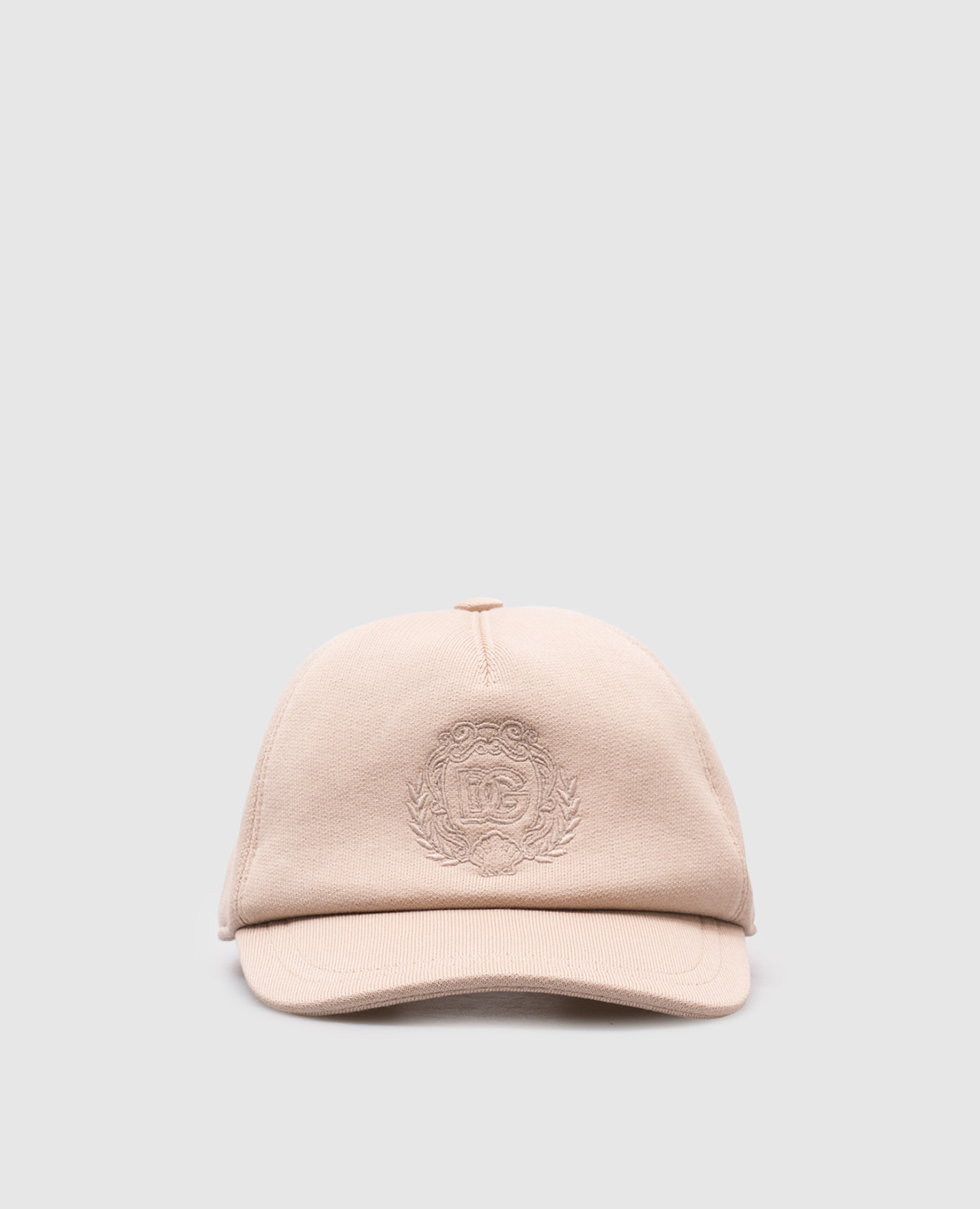 

Children's beige cap with logo embroidery Dolce&Gabbana