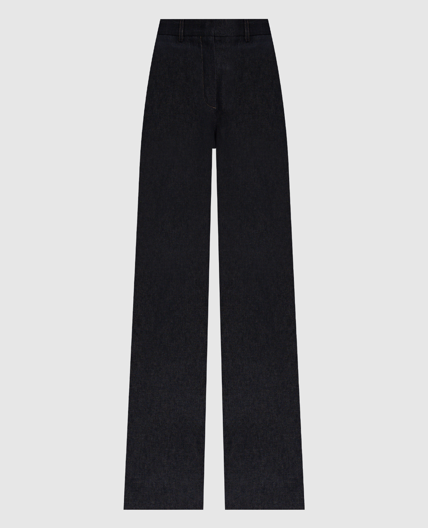 Blue MURGE pants with linen Max Mara