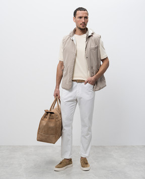 Brunello Cucinelli Yellow layered T-shirt M0B137427