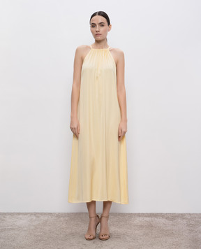 Peserico Yellow midi dress E0246301940
