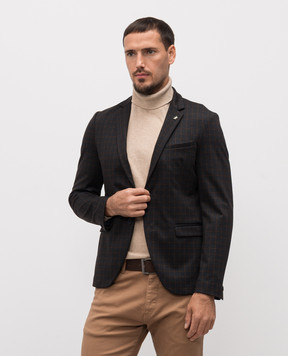 Bicolore Brown checked jacket 1964S