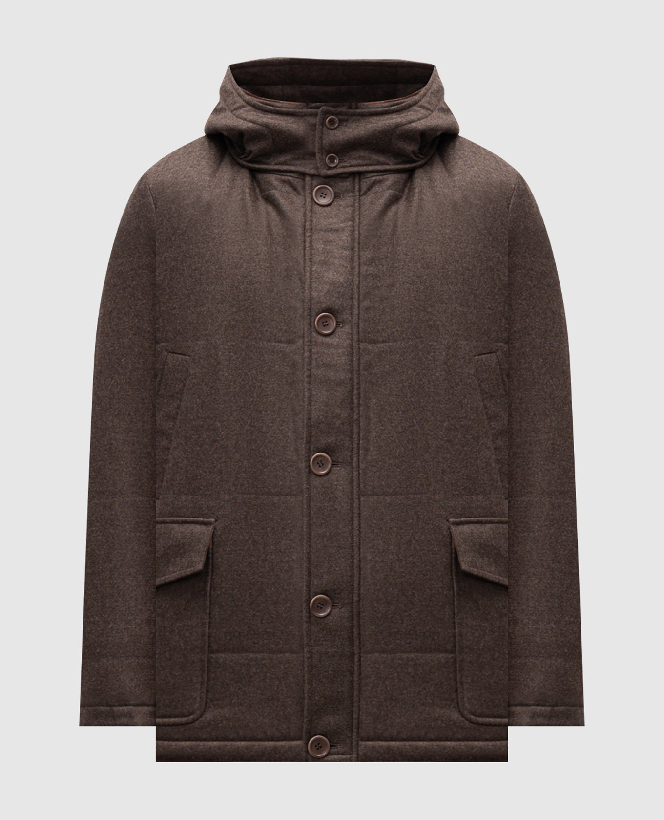 

Brown wool and cashmere jacket Cashmere&Whiskey