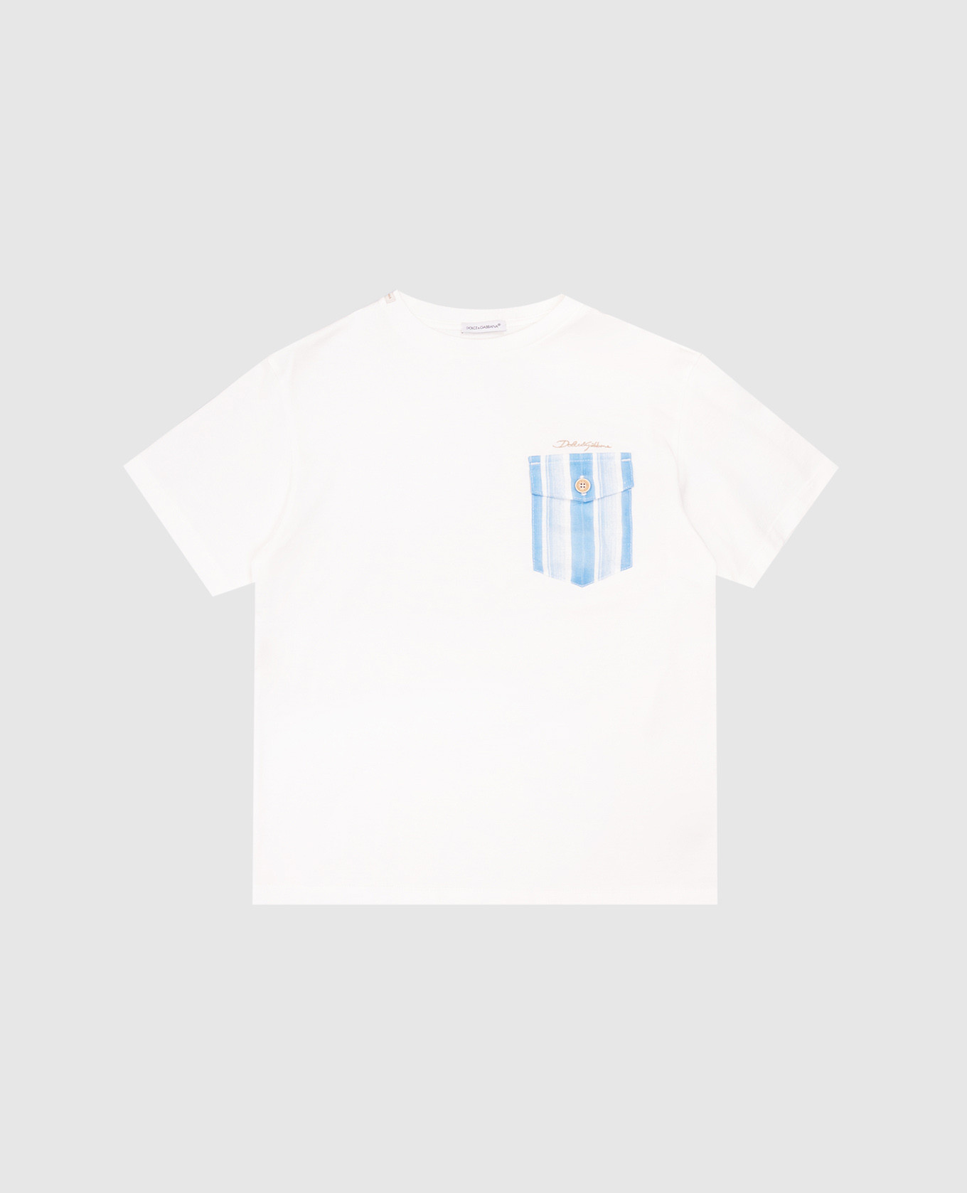 

Children's white T-shirt with logo Dolce&Gabbana