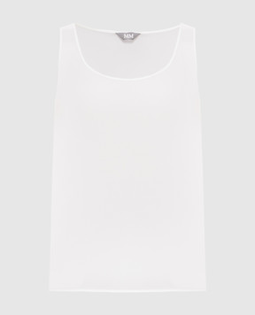Max Mara White PAN silk top PAN