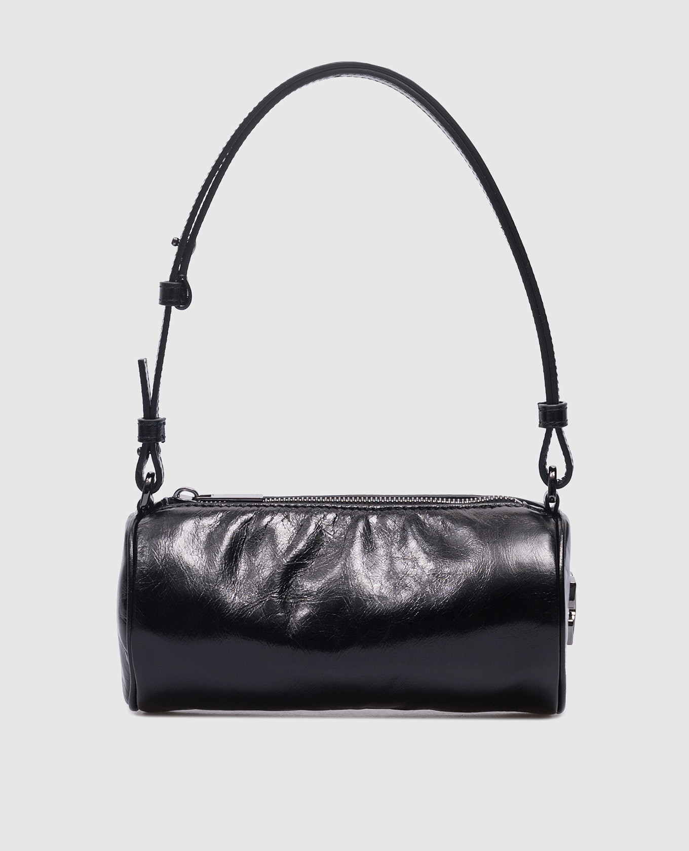

Torpedo black leather bag with logo Off-White