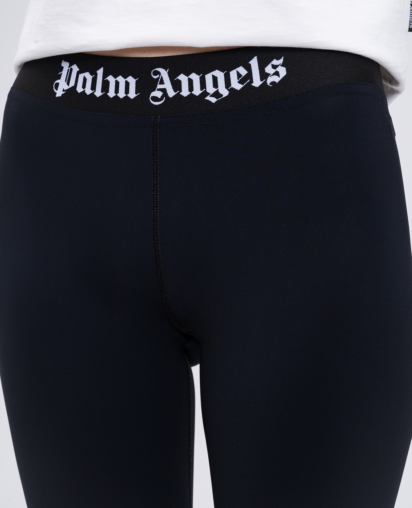 

Blue leggings with logo Palm Angels