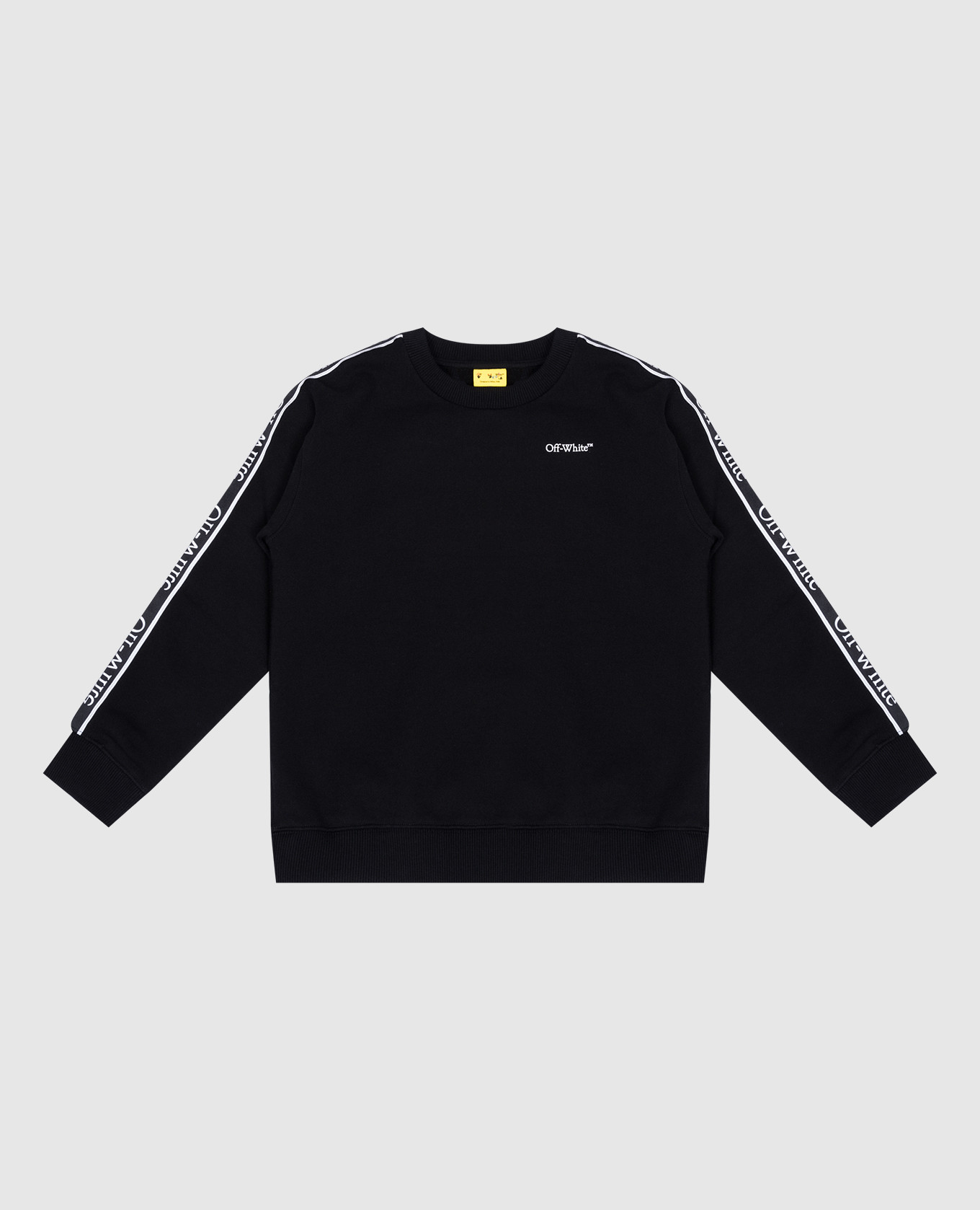 Children&#39;s black sweatshirt with a logo Off-White