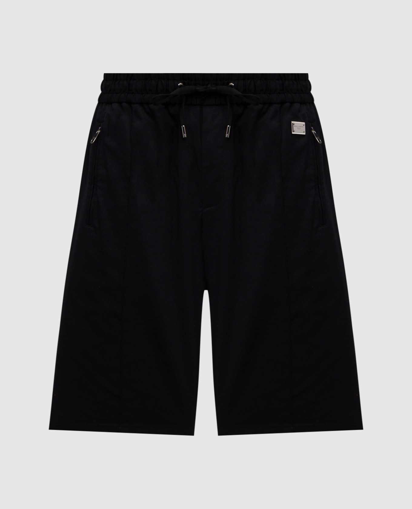 

Black shorts with logo Dolce&Gabbana