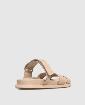 Babe Pay Pls Beige suede flip-flops 276001ZA