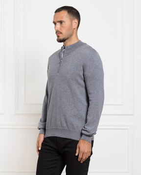 Cashmere&Whiskey Gray cashmere jumper MU8661312341R3XL