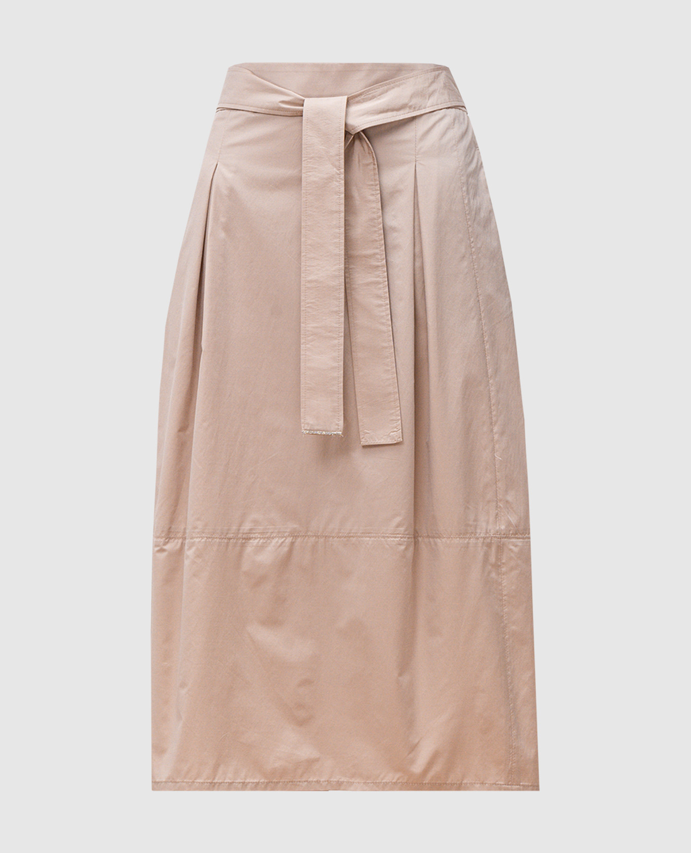 

Beige midi skirt Peserico