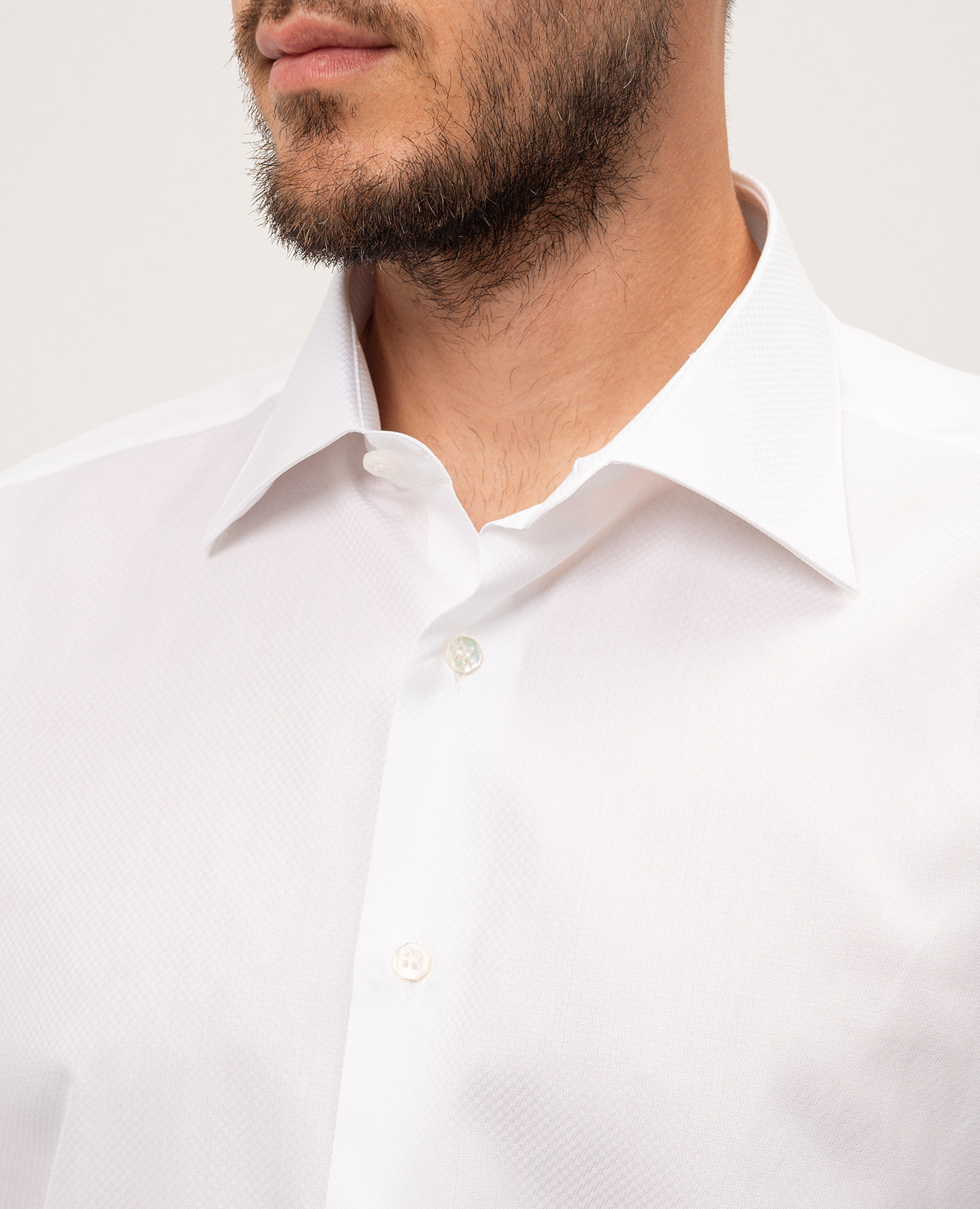 

White shirt with a pattern Stefano Ricci