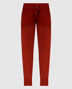 Enrico Mandelli Orange sweatpants made of cashmere A9KD205425