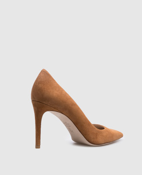 Stuart Weitzman Brown suede shoes STUART POWER 85 SJ948