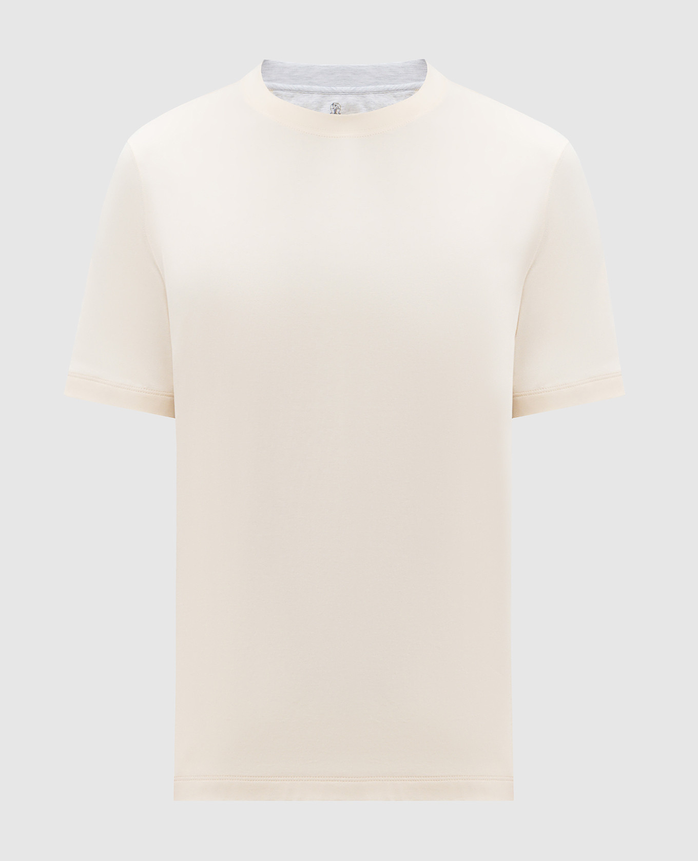 

Yellow layered T-shirt Brunello Cucinelli