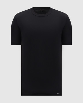 Tom Ford Black T-shirt with logo T4M081410
