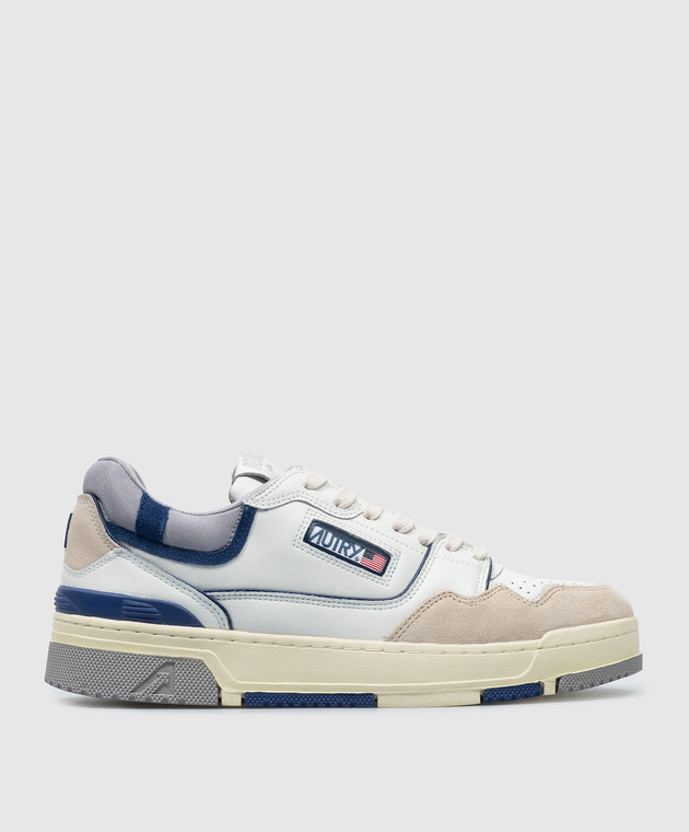 AUTRY CLC white leather sneakers with logo patch ROLMMM38 shop