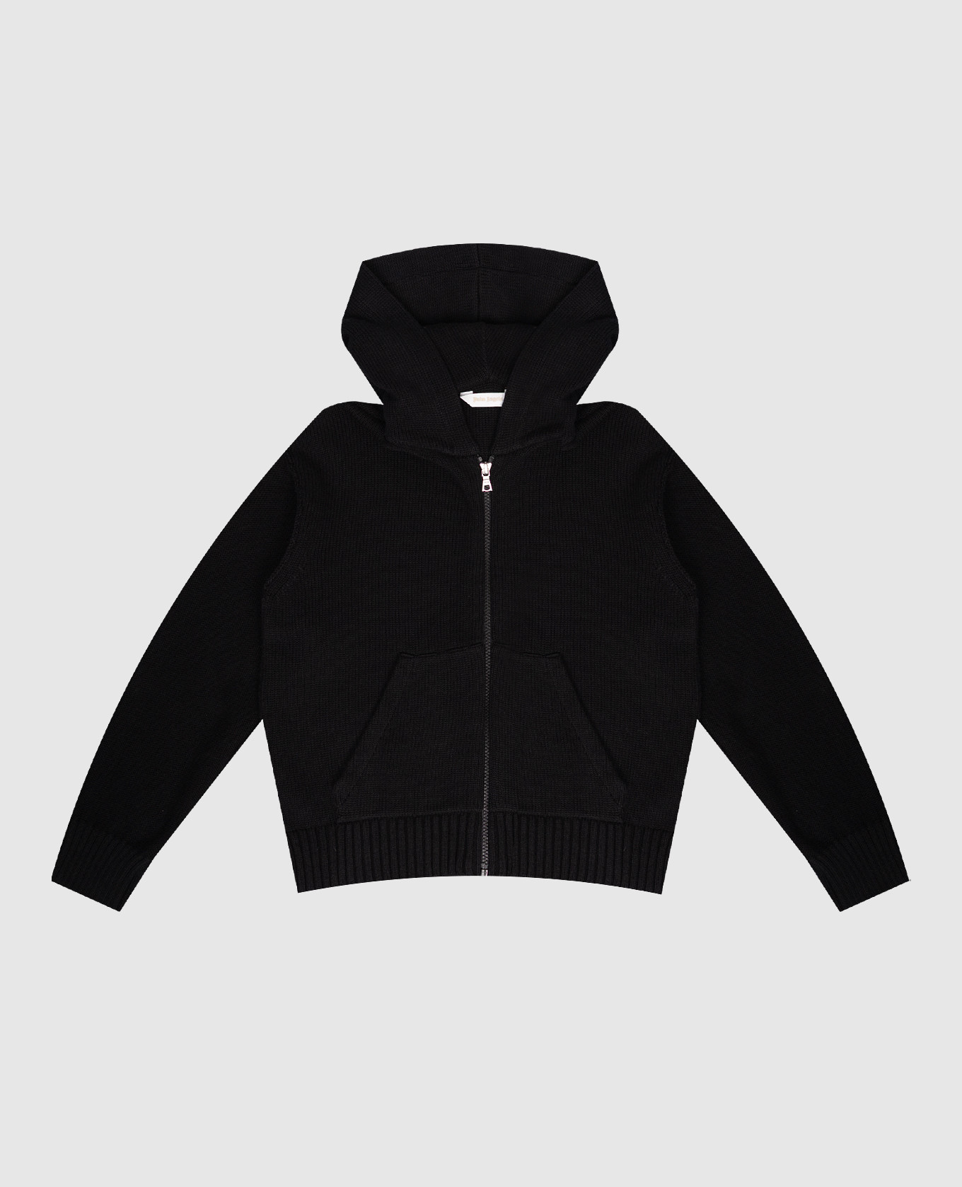 

Children's black cardigan with logo embroidery Palm Angels