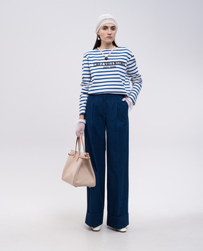 Valentino Blue pants with lapels 6B3DD19D94B