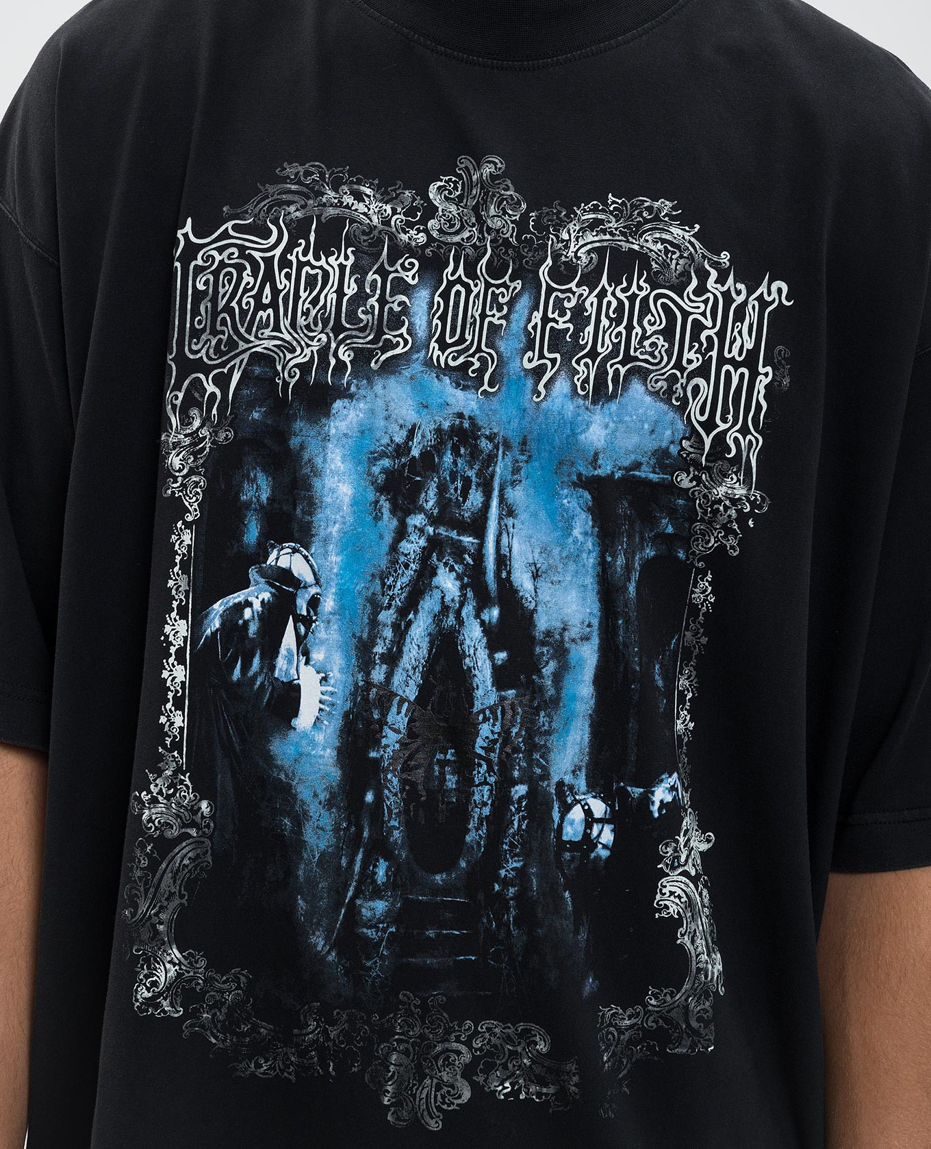 

Black T-shirt with print Vetements