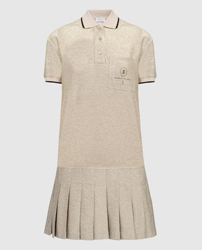 Brunello Cucinelli Beige dress with lurex ML947AEN41