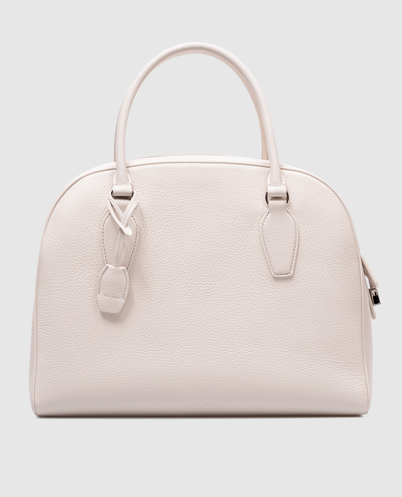 

Beige leather bowler bag India 12.00 The Row