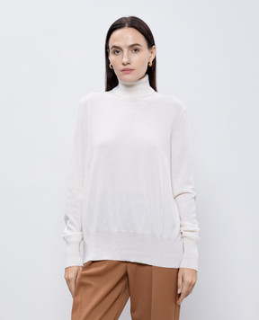 Solotre White wool sweater M3S0049S