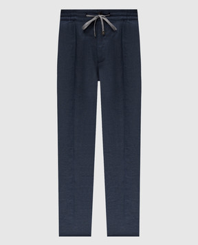 Cashmere&Whiskey Blue linen pants 2556