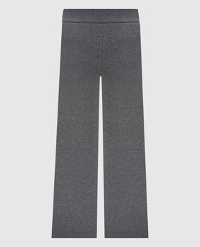 Ermanno Scervino Life Grey insulated wool pants D474P302XBK