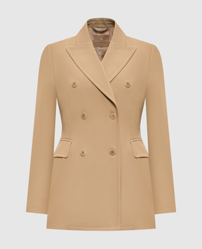 Ermanno Scervino Beige double-breasted jacket D466I322EGK