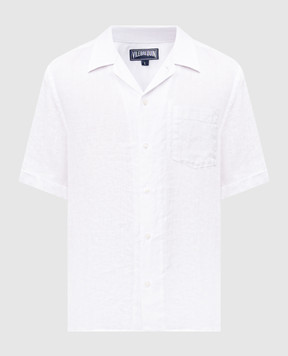 Vilebrequin Charli white linen shirt HARH9U10