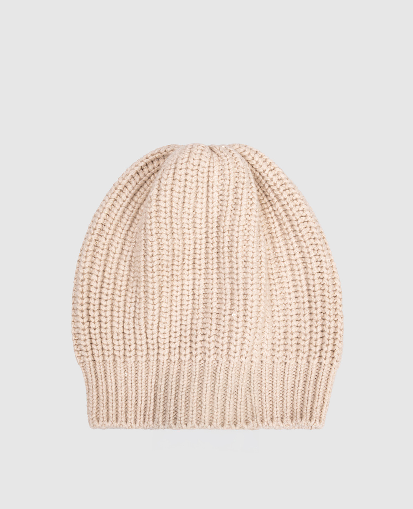 

Beige cashmere hat Brunello Cucinelli