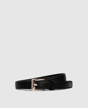 Babe Pay Pls Black leather belt 0C002