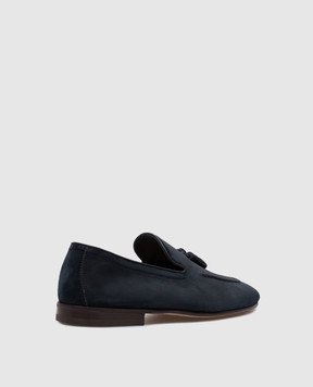 Brunello Cucinelli Blue suede loafers MZUCAHG731