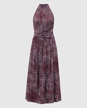 PROENZA SCHOULER Burgundy midi dress Lola R2513022BYP137