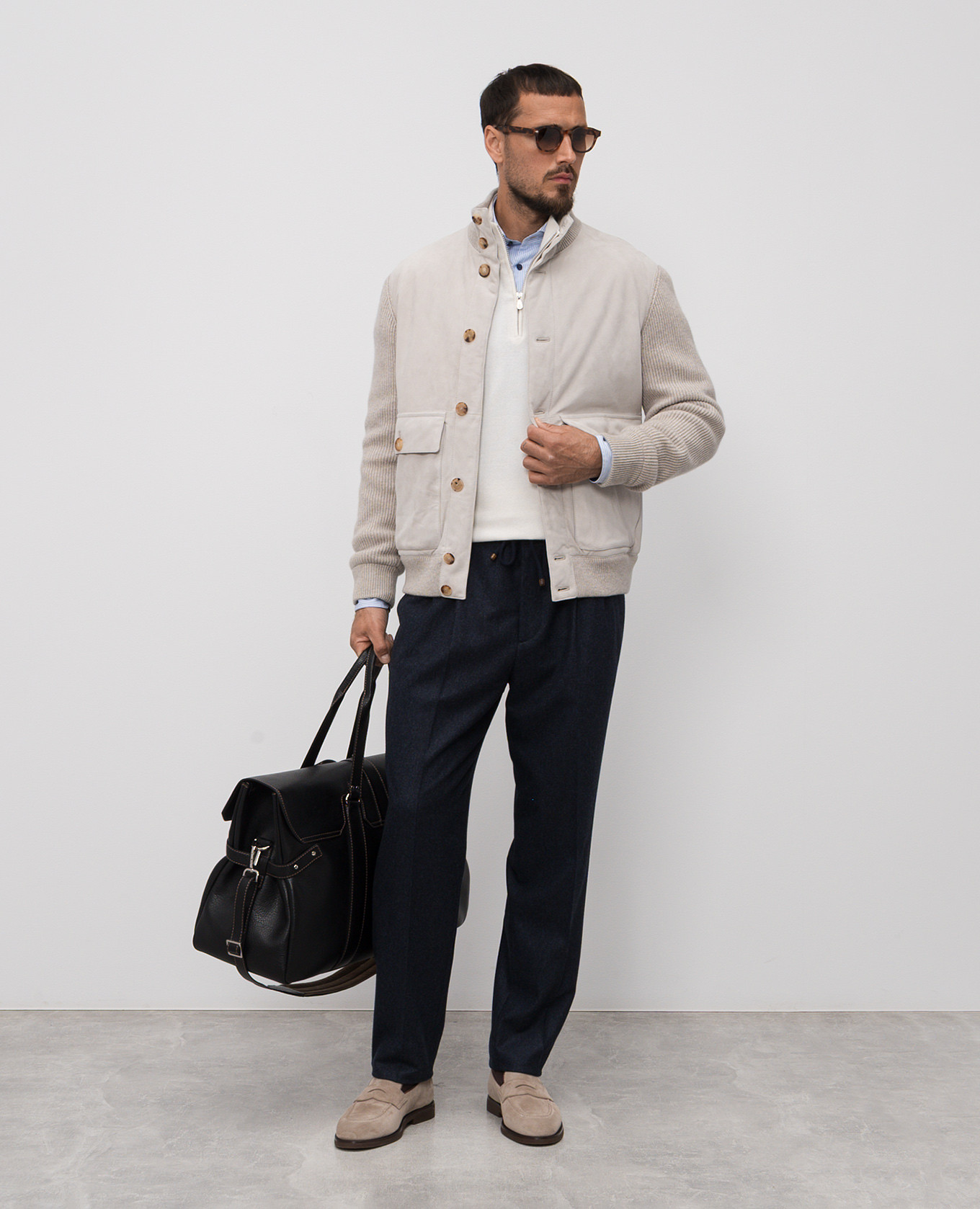 

Beige cashmere jumper Brunello Cucinelli