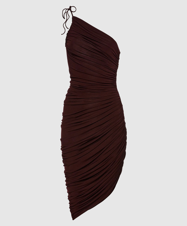 magda butrym burgundy dress Magda Butrym Burgundy Rose Back Slit Midi Dress Burgundy / (FR)40