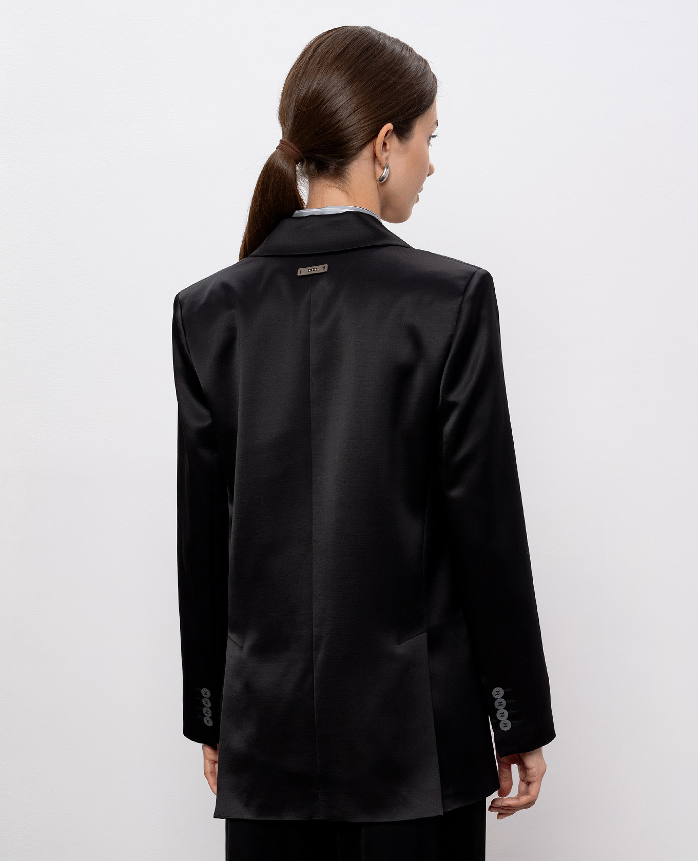 

Black jacket with wool Peserico