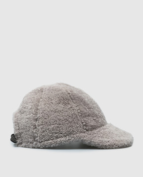 Simonetta Ravizza Gray shirling cap F04HT15H1