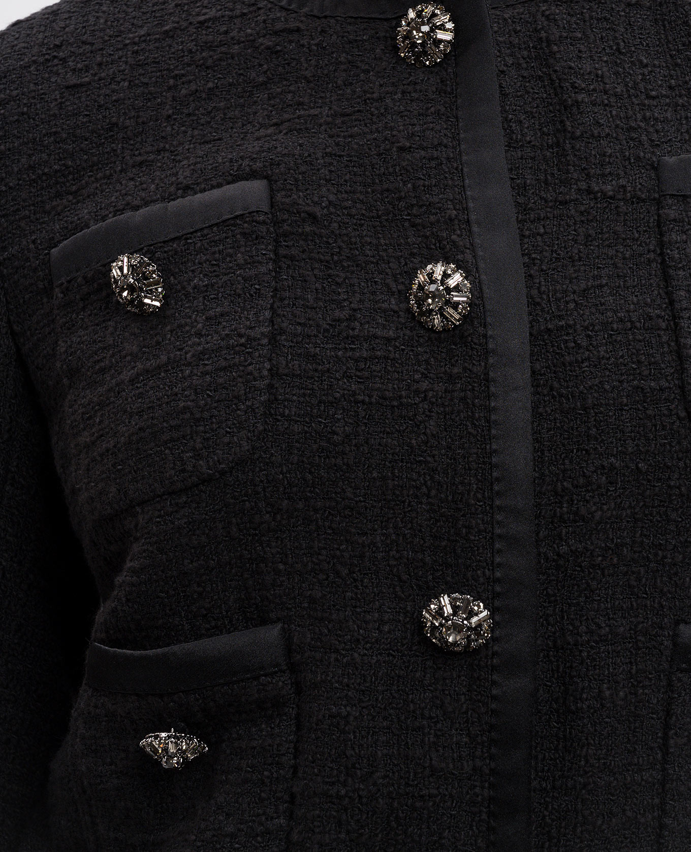 

Black tweed jacket with crystals Dolce&Gabbana