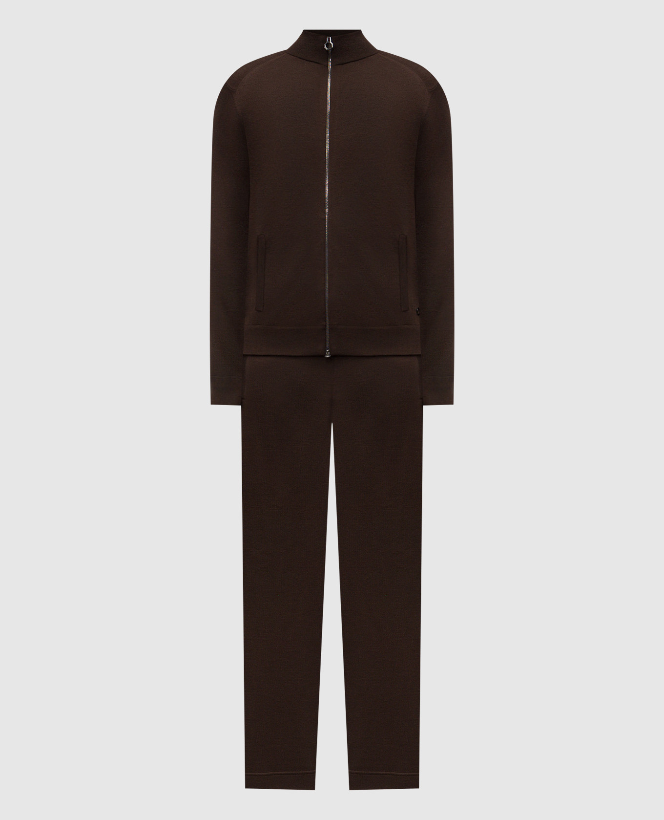 Brown cashmere tracksuit Stefano Ricci